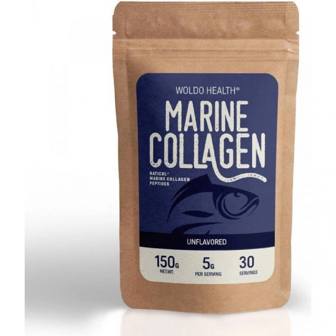 WoldoHealth 100 % hydrolyzovaný mořský kolagen 150 g