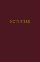 KJV, Pew Bible, Large Print, Hardcover, Burgundy, Red Letter Edition (Thomas Nelson)(Pevná vazba)