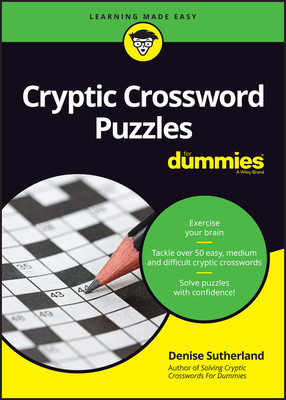 Cryptic Crossword Puzzles for Dummies (Sutherland Denise)(Paperback)