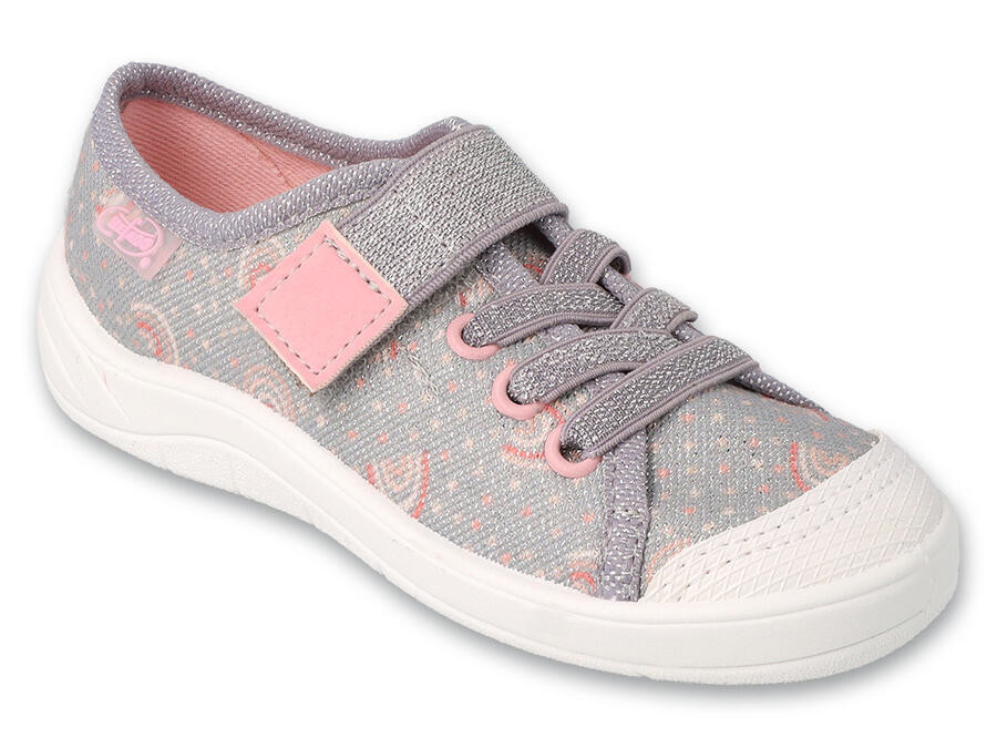 BEFADO 351X031 dívčí tenisky 1SZ stříbrné duha 25 351X031_25
