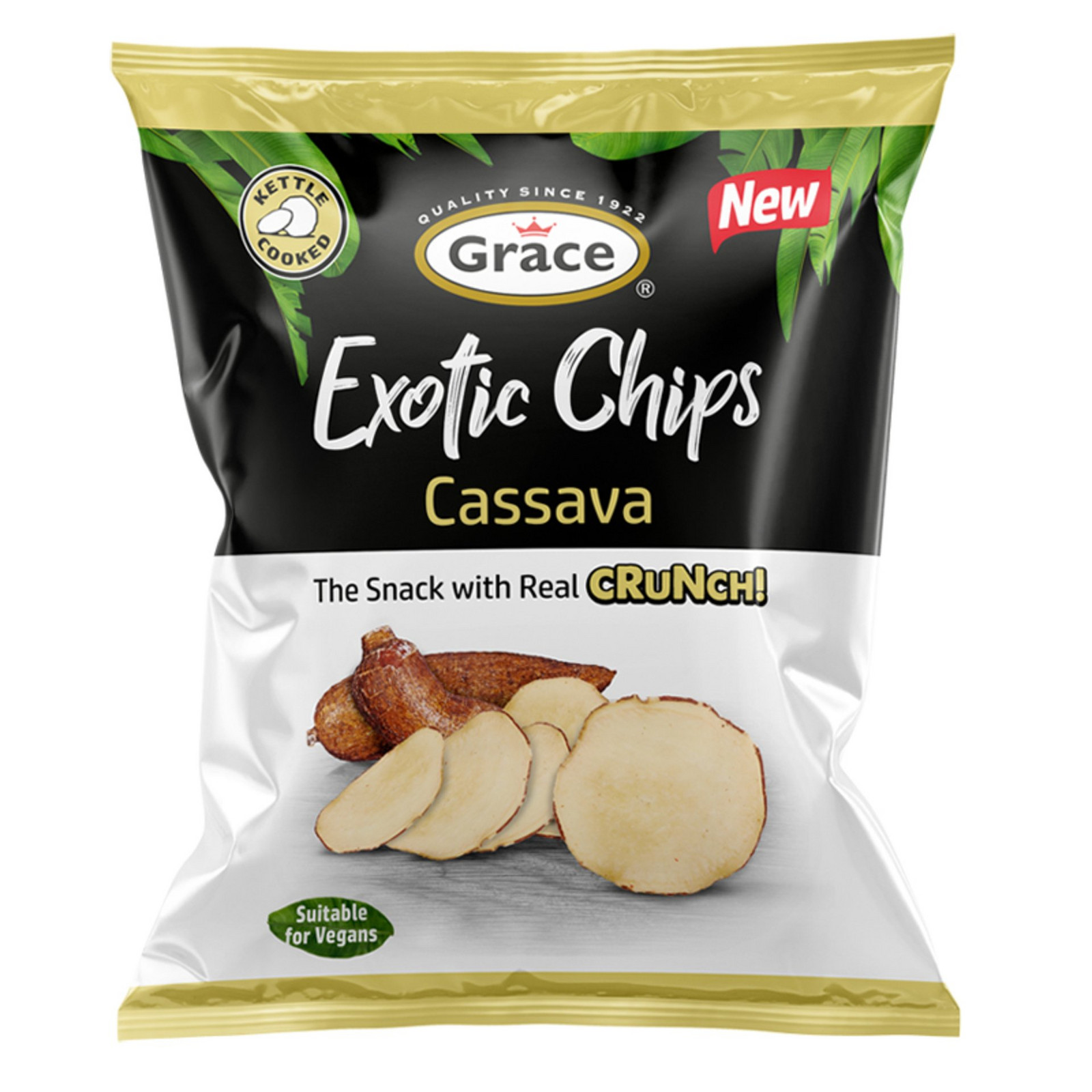 Grace Kotlíkové maniokové chipsy bezlepkové 75 g