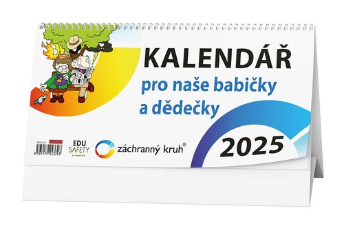 Kalendář pro naše babičky a dědečky 2025 - stolní kalendář