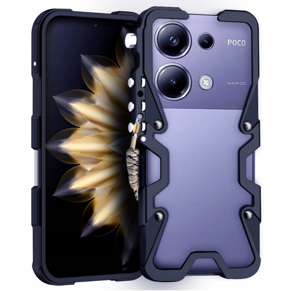 Pouzdro pro Redmi Note 13 Pro 4G, kovový bumper rámeček hliník, alu case