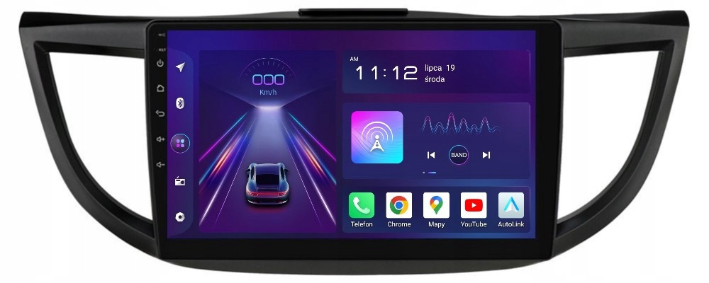 Rádio 2DIN Navigace Android Honda Cr-v Crv 4 IV 8/256 Gb Dsp Carplay Lte