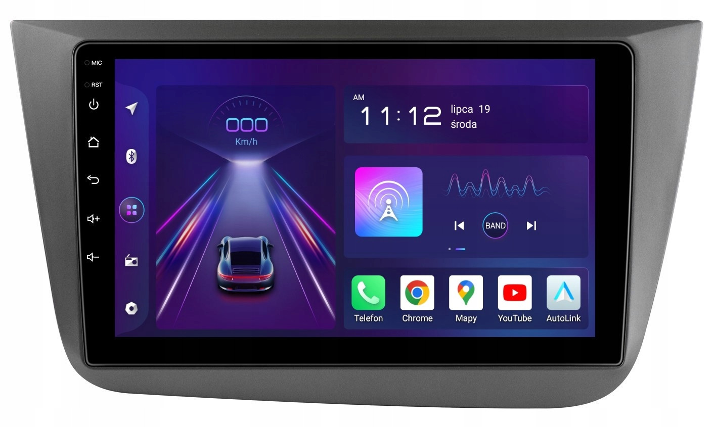 Navigace 2DIN Rádio Android Seat Altea XL Toledo 8/256 Gb Dsp Carplay Lte