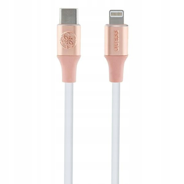 Guess Gucllalrgdp kabel Usb-c Lightning 1.5m Fast Charging růžová/pink Eb
