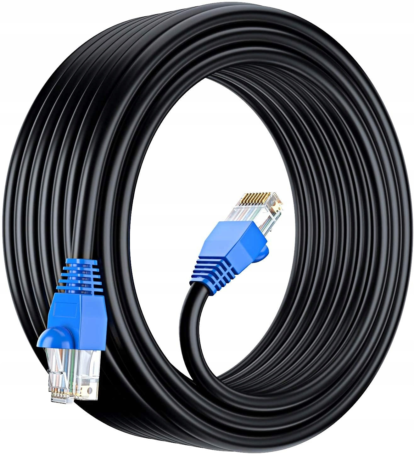 MutecPower síťový kabel 50m CAT6 Externí vodotěsný síťový Ethernet