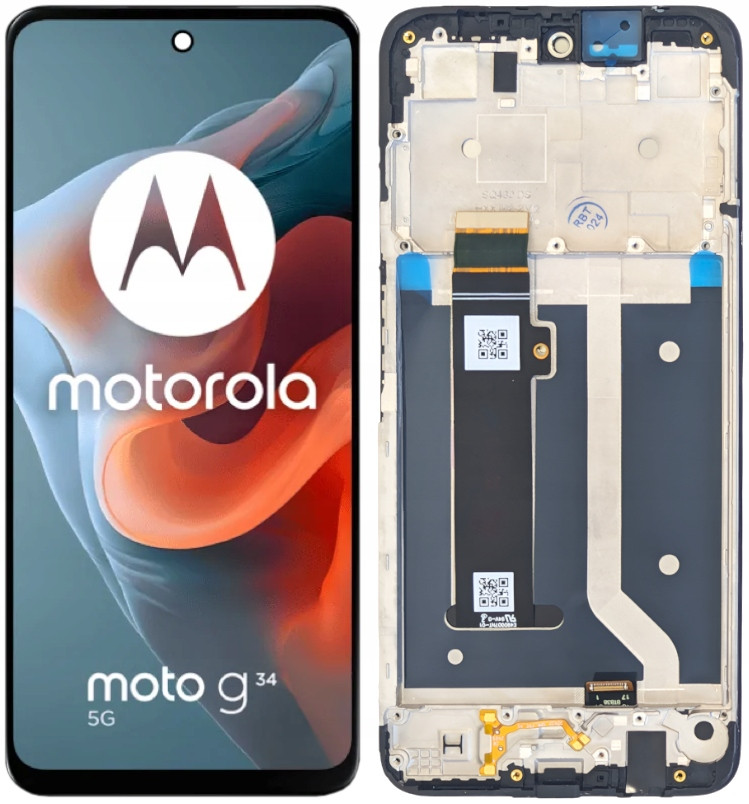 LCD Displej Obrazovka Pro Motorola G34 Rámeček