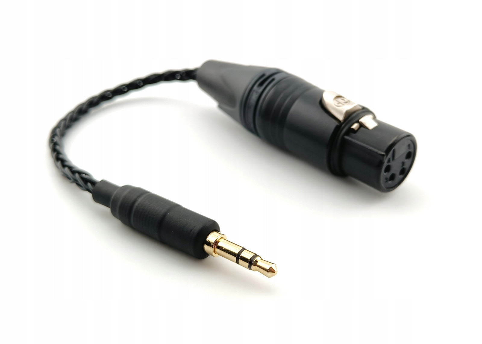 Adaptér Vyvážený Xlr zásuvka 4 Pin Jack 3,5mm měď 6N Occ