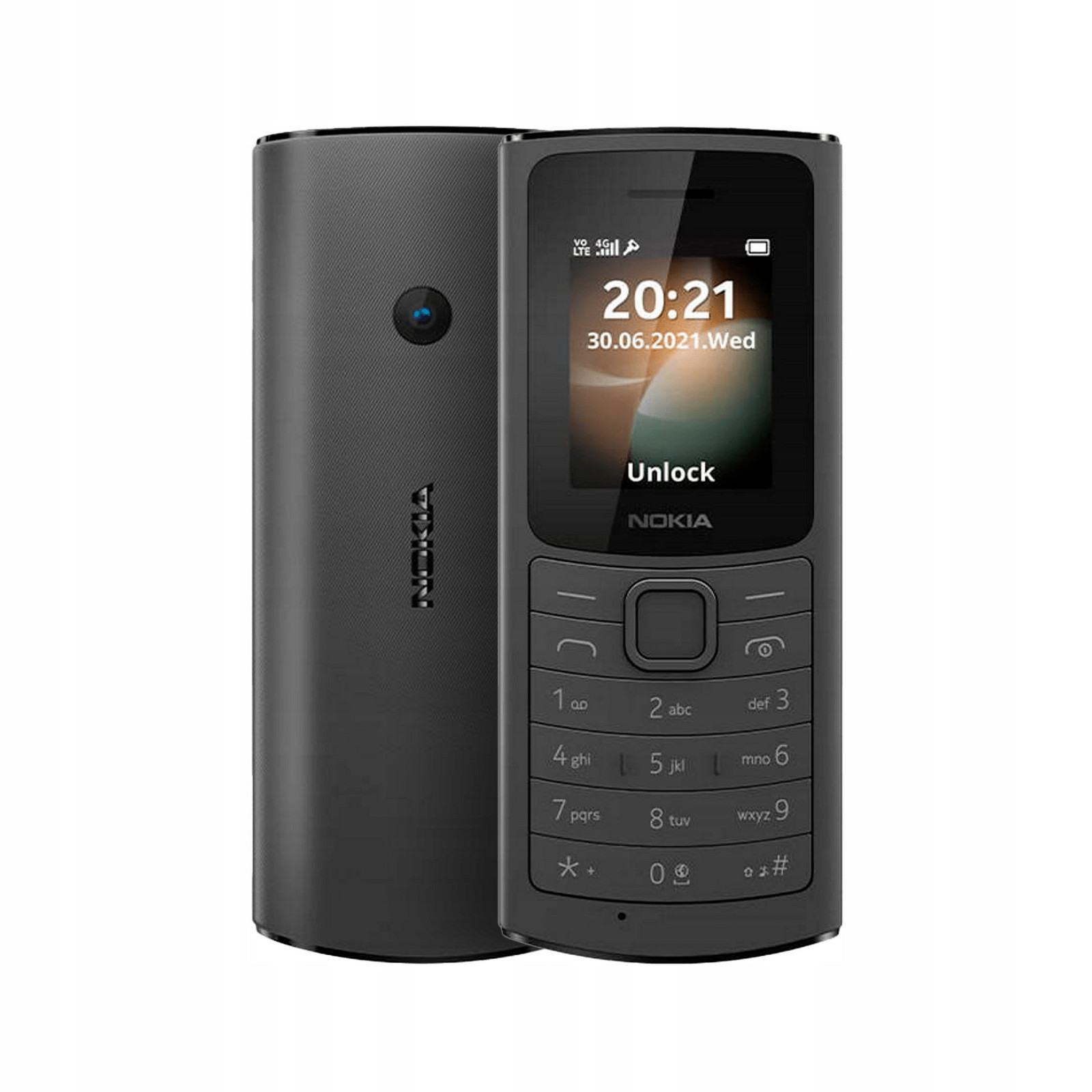 Nokia 110 4G Černá TA-1386 nová