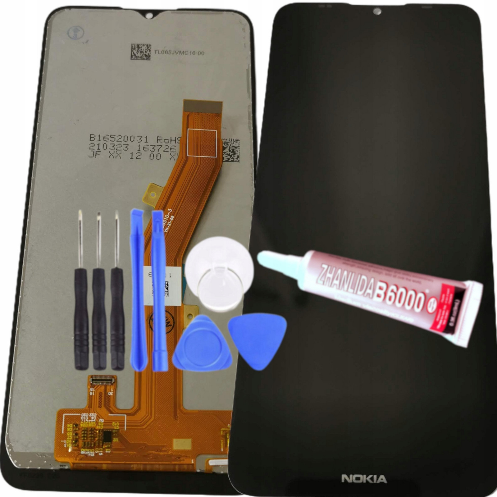 Originální LCD displej dotyková obrazovka digitizér rychlá pro Nokia C10 C20