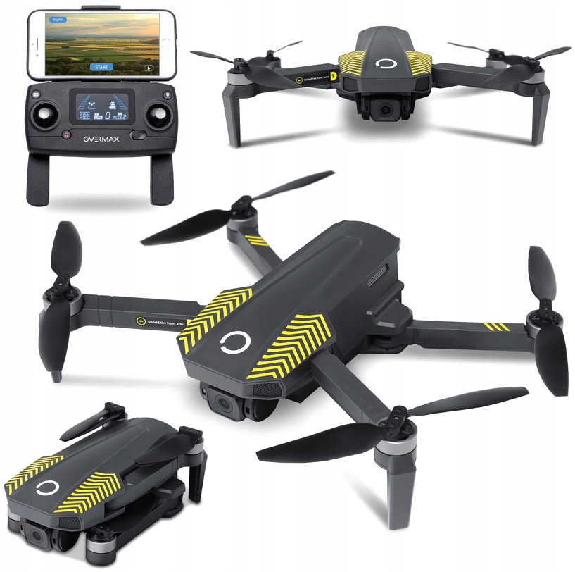 Dron s Kamerou Bezkartáčový 4K 40km/h 600m WiFi Fpv Follow Me Gps Pilot