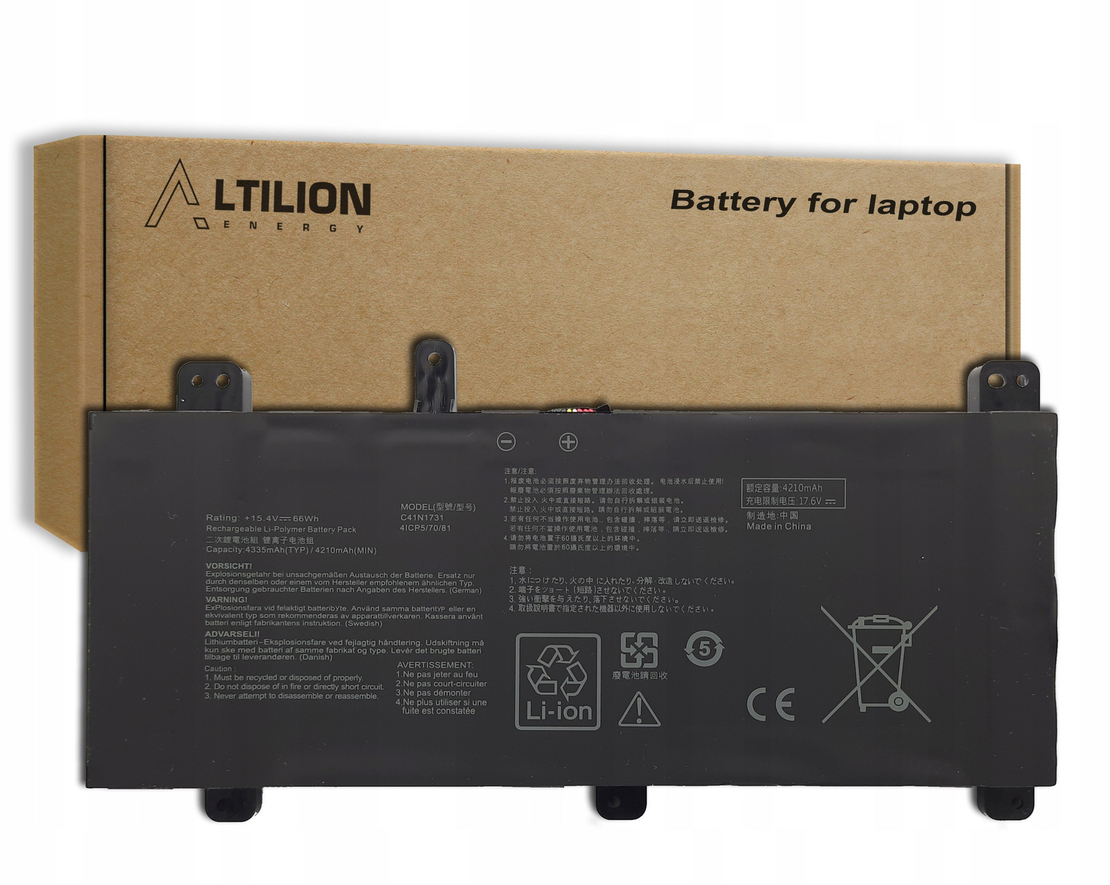 Baterie C41N1731-3 (typ C) pro Asus Rog Strix G715GV G715GW GL704GM GL704GV