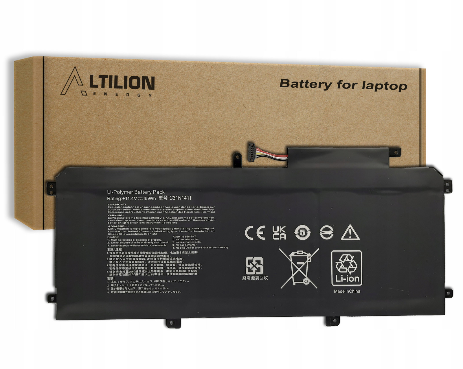 Baterie C31N1411 pro Asus ZenBook UX305 UX305F UX305FA UX305C UX305CA U305