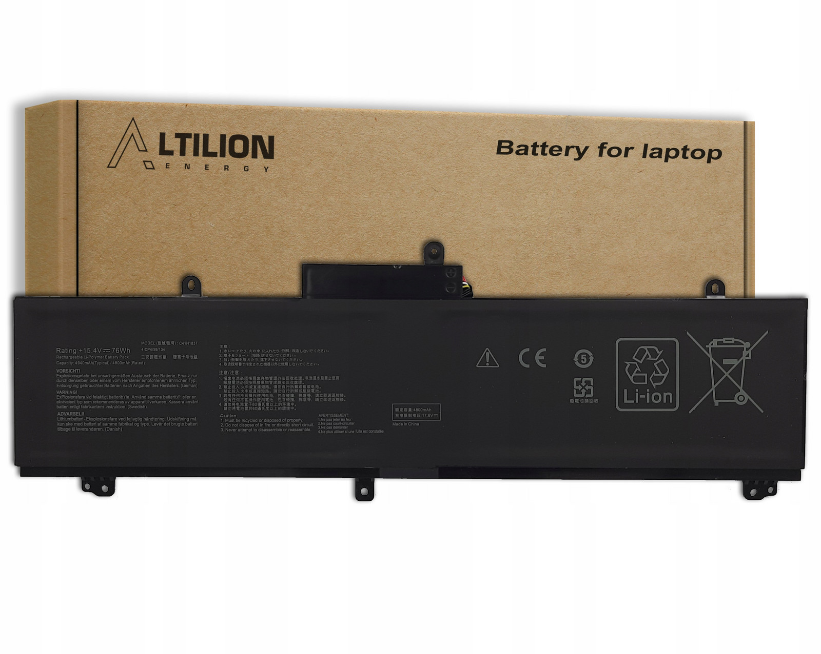 Baterie C41N1837 Asus Rog Zephyrus GA502 GU502 GX502 Dash F15 FX516