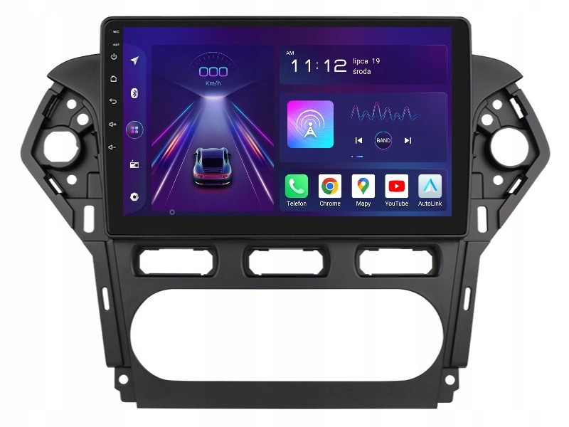 Navigace Rádio 2DIN Android Ford Mondeo MK4 8/256 Gb Dsp Lte Carplay