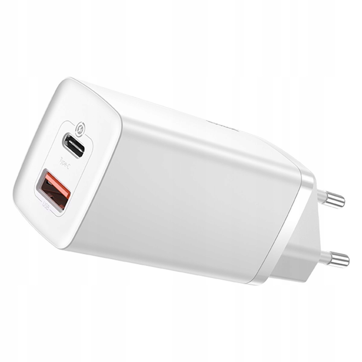 Baseus Rychlonabíječka do sítě GaN2 Lite Usb+usb-c 65W bílá