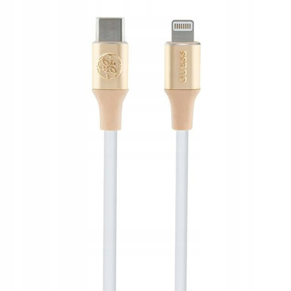 Guess Gucllalrgdd Usb-c Lightning kabel 1,5 m Rychlé nabíjení zlaté/lehké