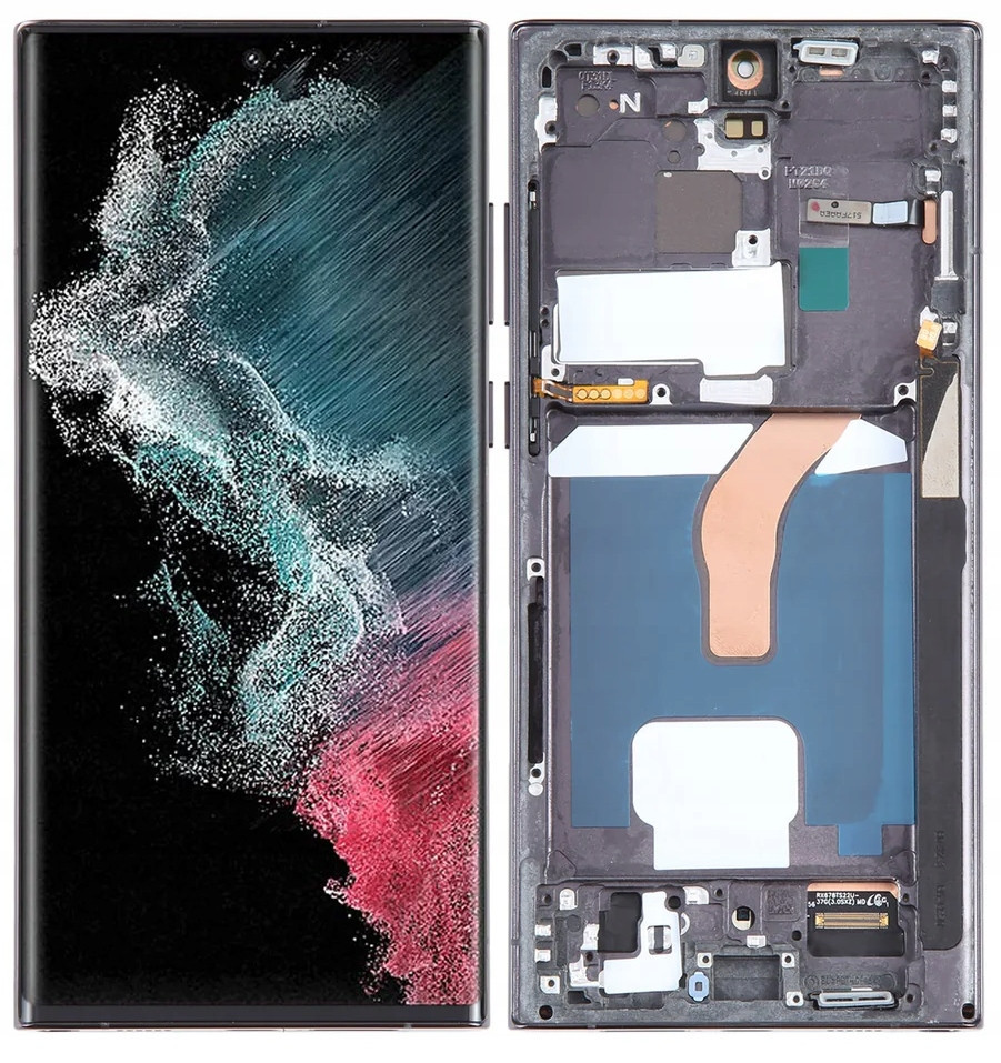 LCD displej pro Samsung Galaxy S22 Ultra 5G S908B SM-S908B/DS Oled Rámeček