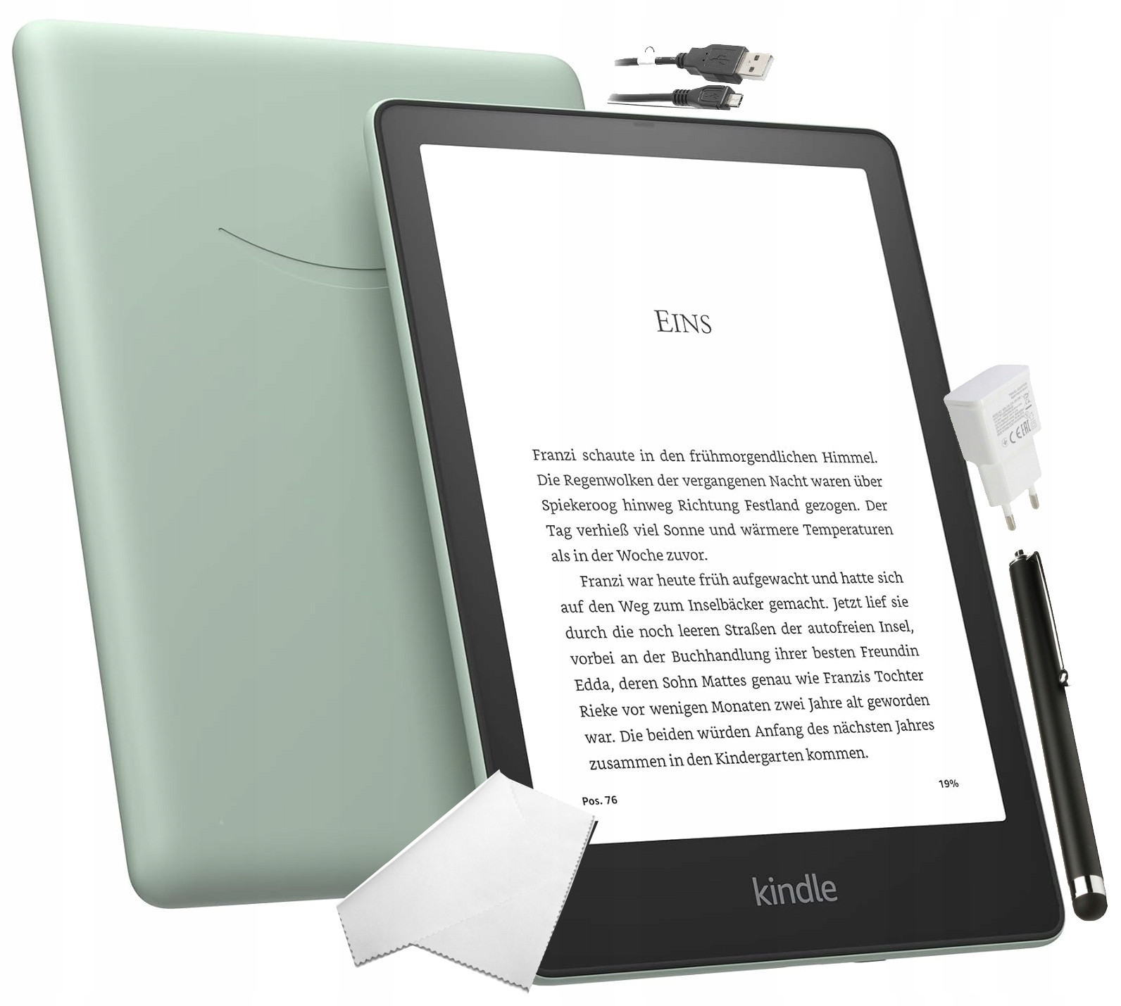 Čtečka Amazon Kindle Paperwhite 5 16GB Voděodolná Doplňky Zelená