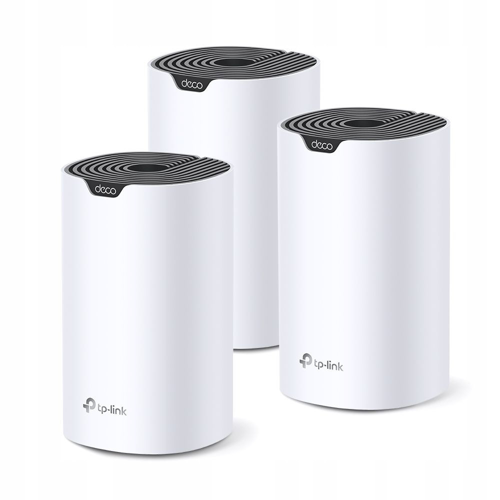 TP-Link Deco S7 AC1900 Router 3-Pack Mesh 802.11ac Wifi 5 Mu-mimo Až 520 m2