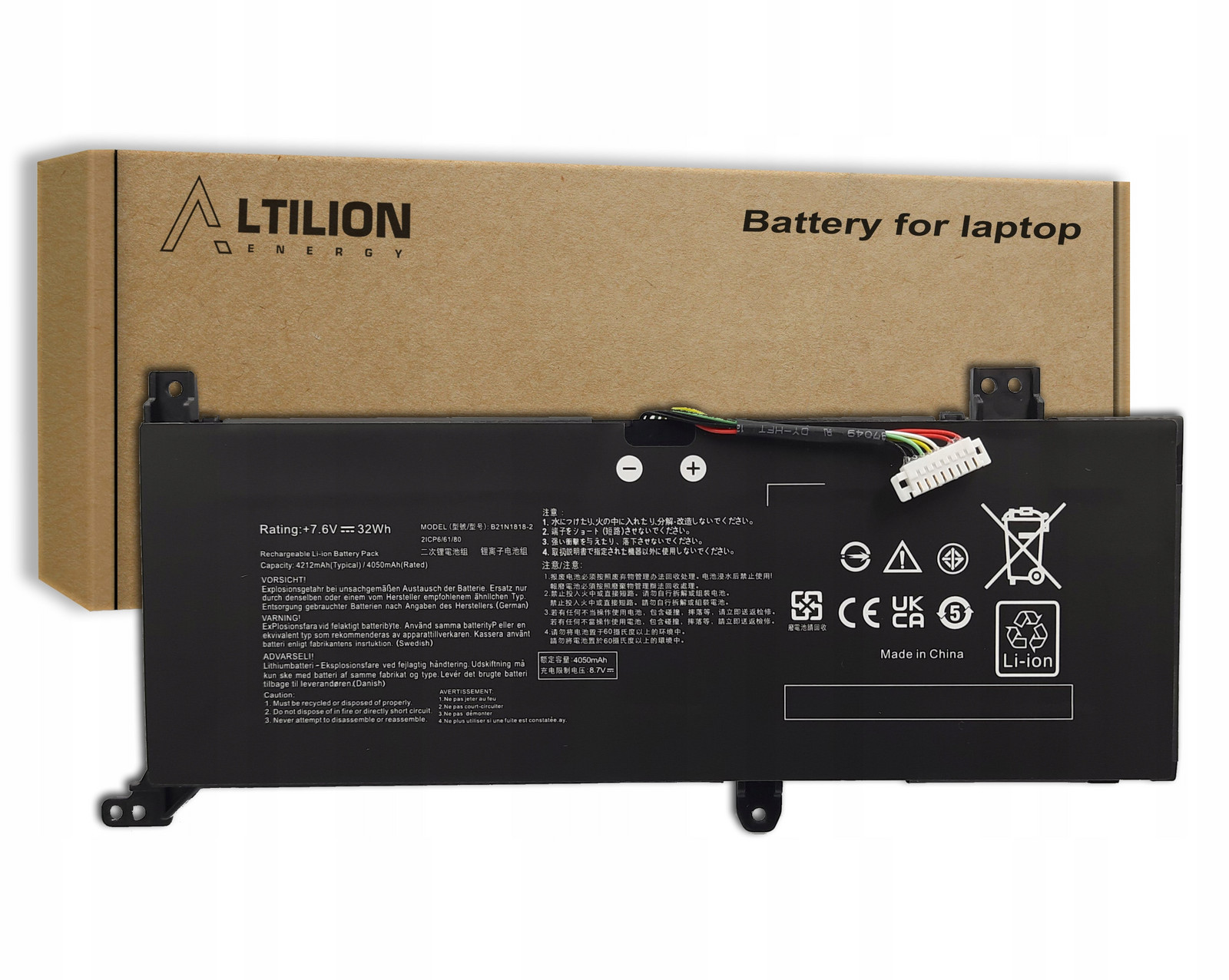 Baterie B21N1818-2 (typ B) C21N1818 pro Asus VivoBook 14 X412 F412 S412