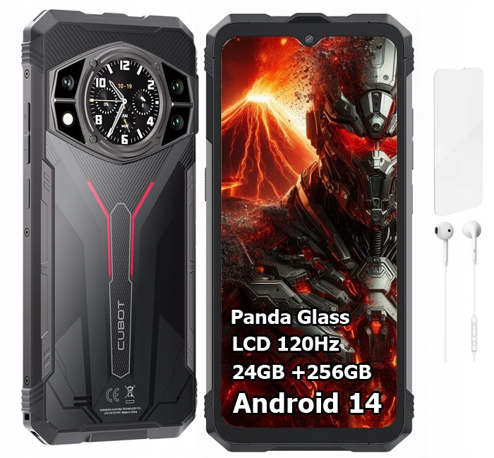 Pancéřový chytrý telefon Cubot King Kong Ax 24/256GB Nfc Dual Sim 4G 6,5