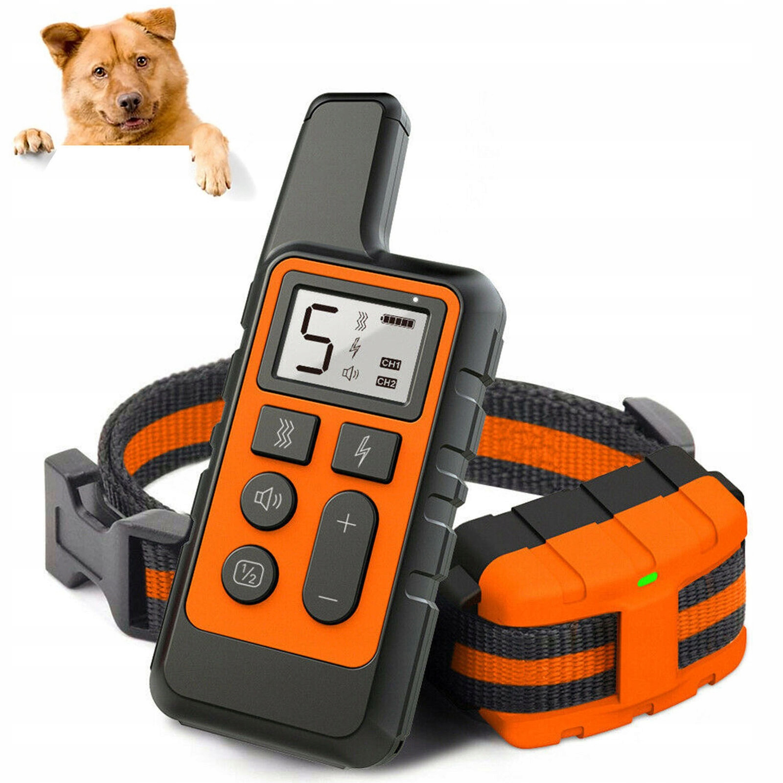 Elektrický Obojek Pro Psa Výcvikový Vodotěsný Vibrační Zvukový Režim