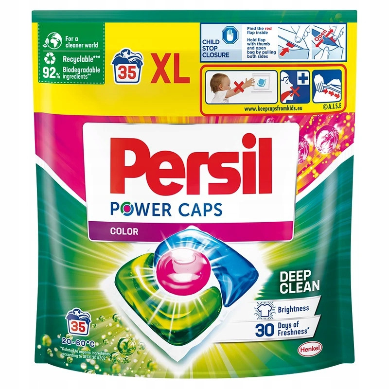 Persil Power Caps Color kapsle na praní barvy 35ks (P1)