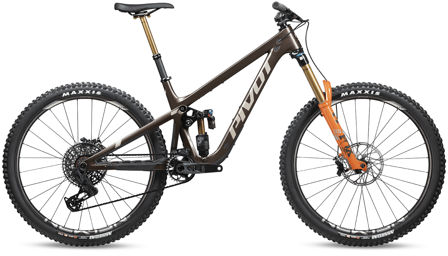 Celoodpružné kolo Pivot FireBird PRO X0 - Cosmic Brown Metallic Velikost: L