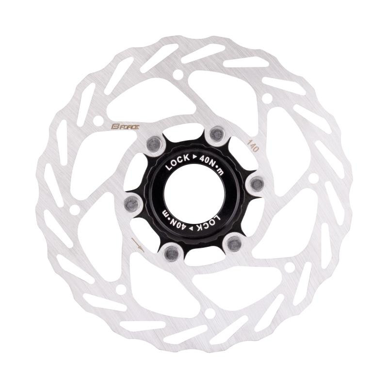 Force Kotouč brzdový 140 mm, CENTER LOCK, stříbrný