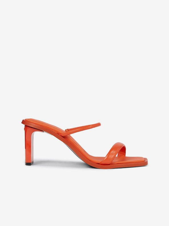 Calvin Klein Heel Mule Sandále Oranžová