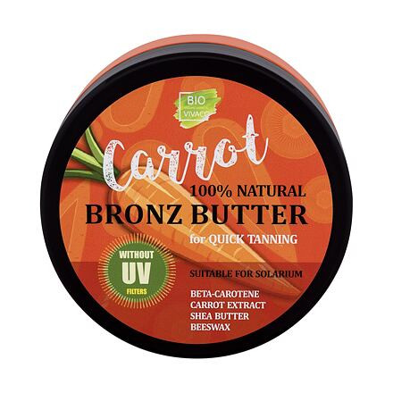 Vivaco Bio Carrot Bronz Butter mrkvové máslo s beta karotenem pro podporu opálení 150 ml