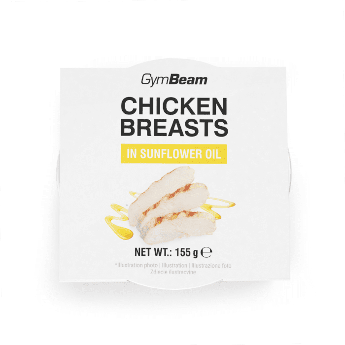 Chicken breasts in sunflower oil 155 g - GymBeam