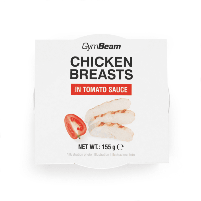 Chicken breasts in tomato sauce 155 g - GymBeam