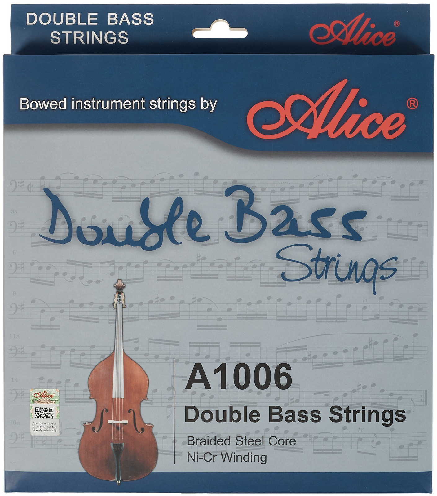 Alice A1006(4) - Premium Bass Strings 3/4 RC