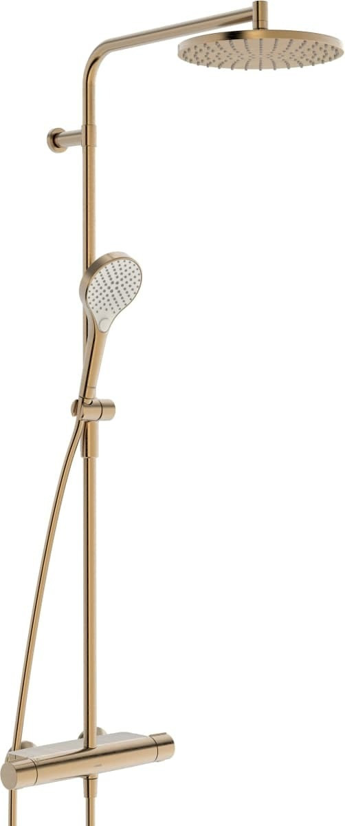 Sprchový systém Hansa Viva s termostatickou baterií broušený bronz 6515920181