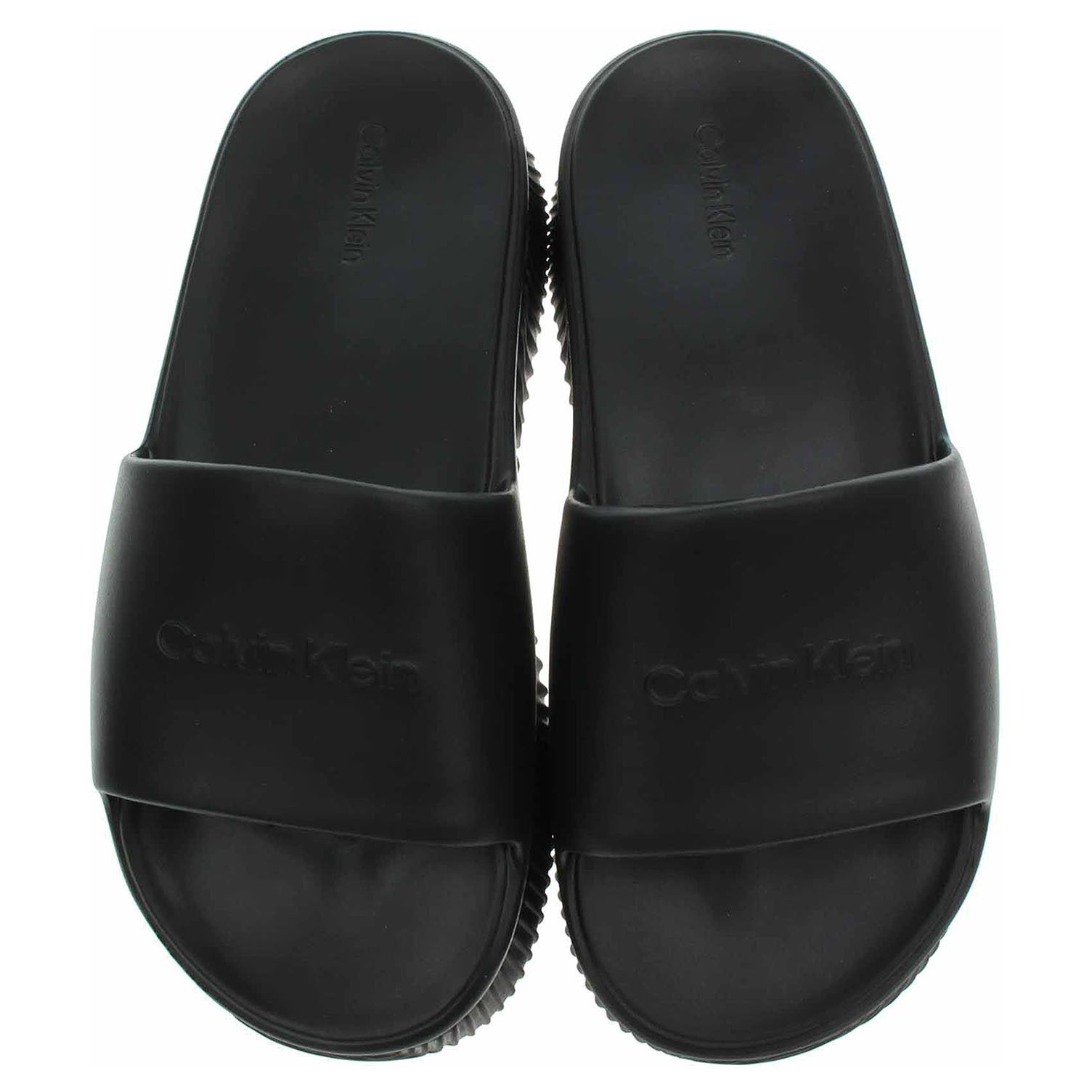 Ecco Plážové pantofle Calvin Klein HW0HW01973 BEH Ck Black 23700540