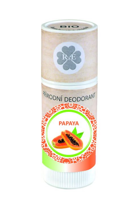 RaE Přírodní deodorant BIO bambucké máslo Papaya 25 ml