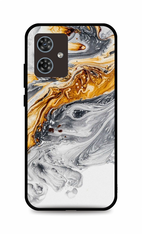 Kryt TopQ LUXURY Motorola Moto G54 5G Marble šedo-zlatý 123881