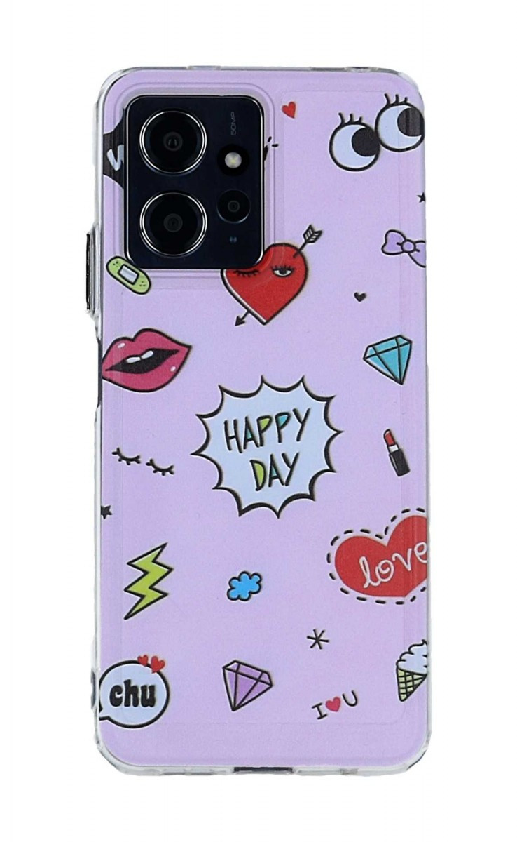 Kryt TopQ Image Xiaomi Redmi Note 12 Image pevný Happy Day 121664