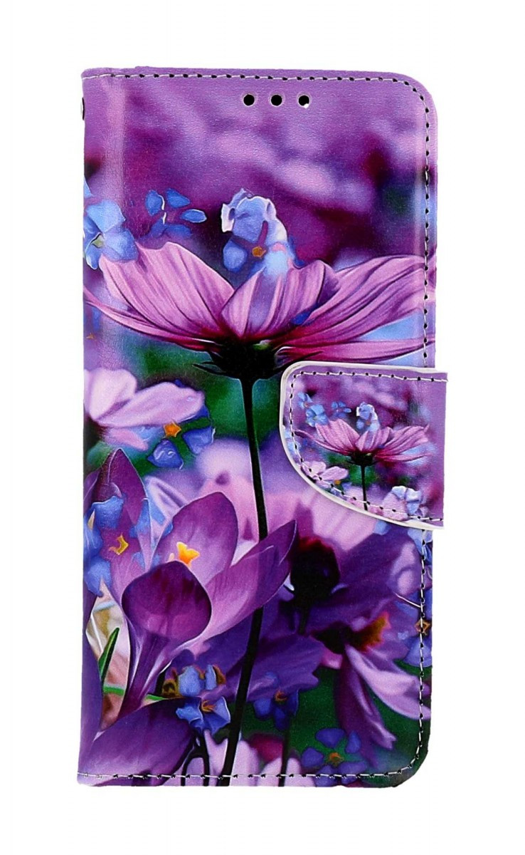 Pouzdro TopQ Xiaomi Redmi Note 11 knížkové Rozkvetlé květy 73663