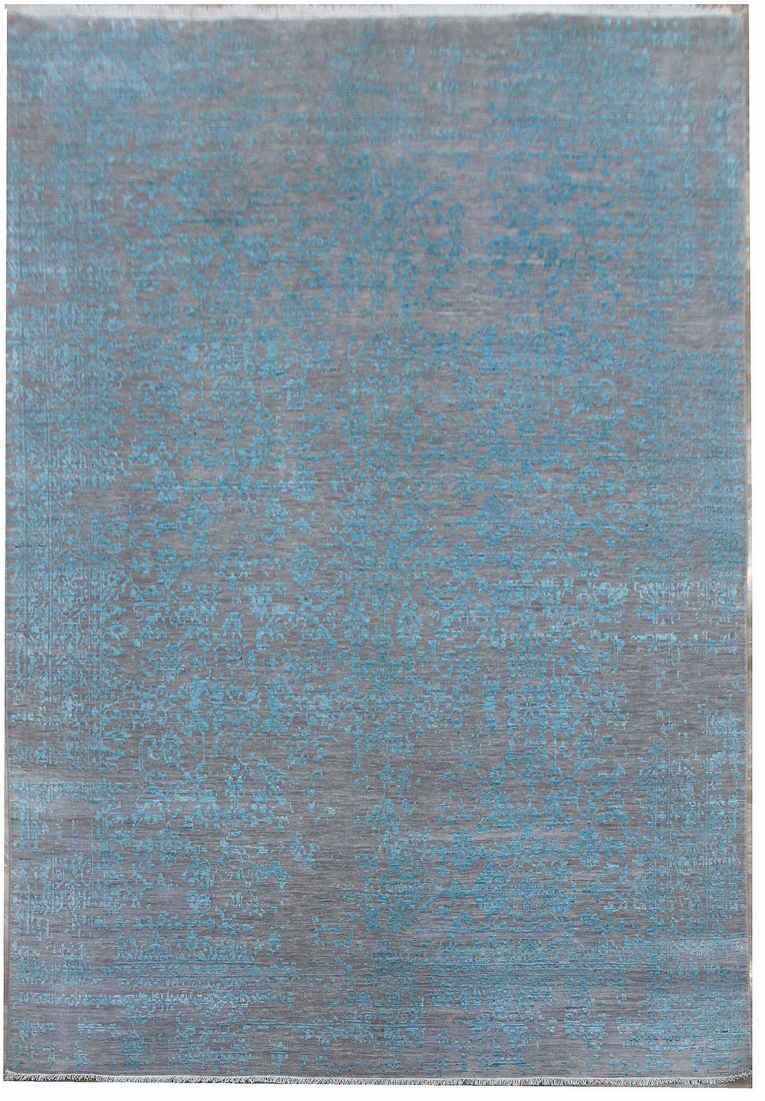 AKCE: 140x200 cm Ručně vázaný kusový koberec Diamond DC-JK 1 Silver/light blue - 140x200 cm Diamond Carpets koberce