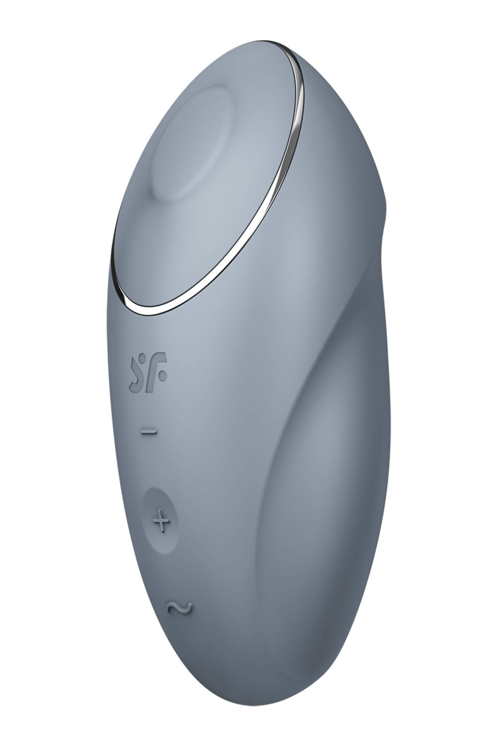 Satisfyer Tap & Climax 1 - vibrátor a stimulátor klitorisu 2v1 (šedý)