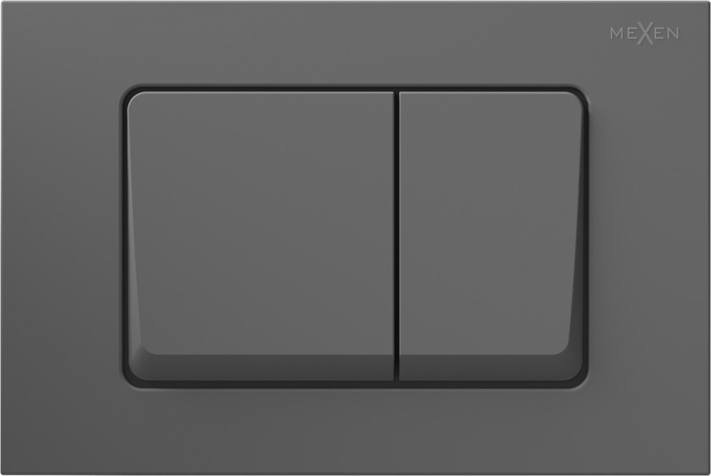 MEXEN Fenix 10 XS splachovací tlačítko, gun gray 601066