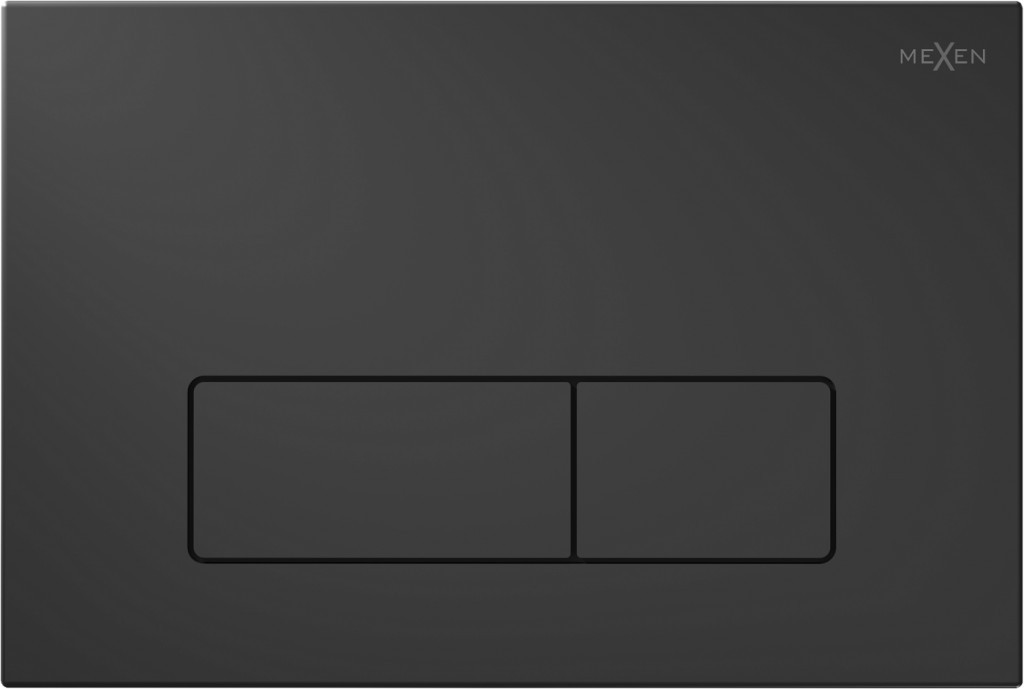 MEXEN Fenix 13 splachovací tlačítko Slim, černý mat 601303