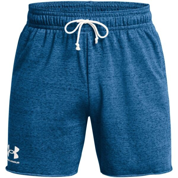 Under Armour RIVAL TERRY 6IN Pánské kraťasy, modrá, velikost