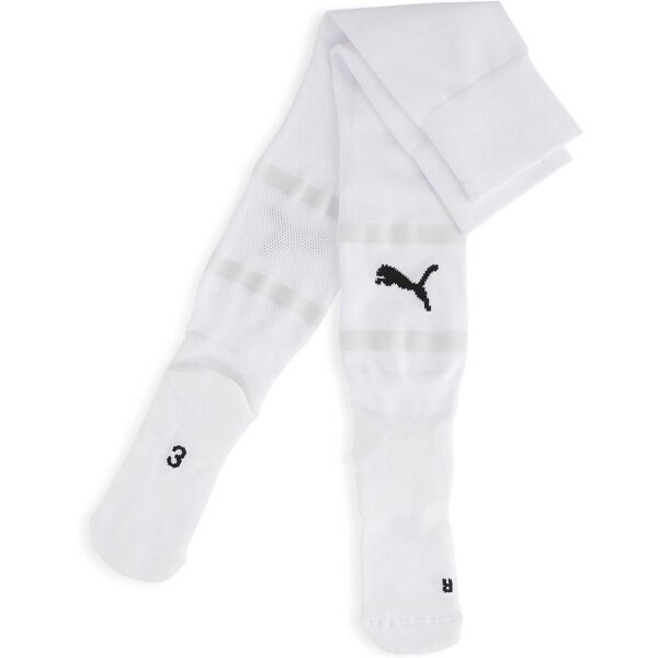 Puma TEAMFINAL SOCKS Pánské fotbalové štulpny, bílá, velikost