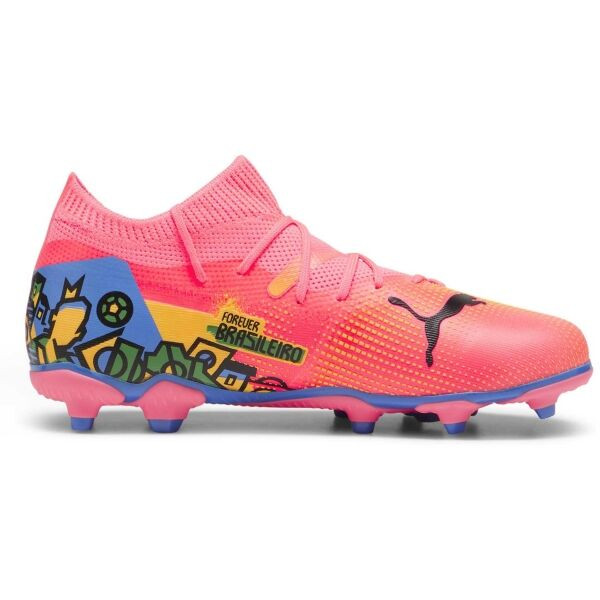 Puma FUTURE 7 MATCH NJR FG/AG JR Dětské kopačky, oranžová, velikost 35.5