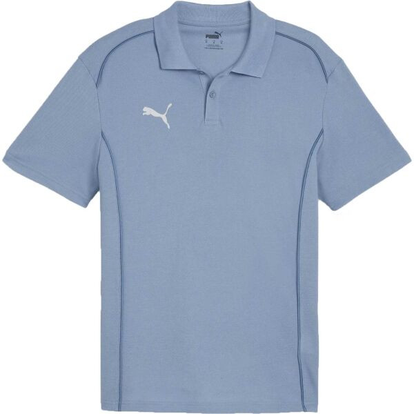 Puma TEAMFINAL CASUALS POLO Pánské polo triko, světle modrá, velikost